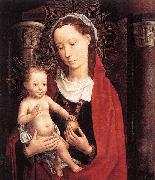 Hans Memling Standing Virgin and Child painting